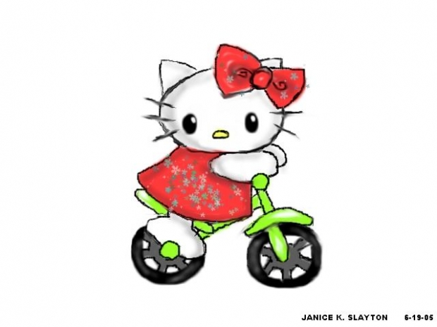Cycling Kitty