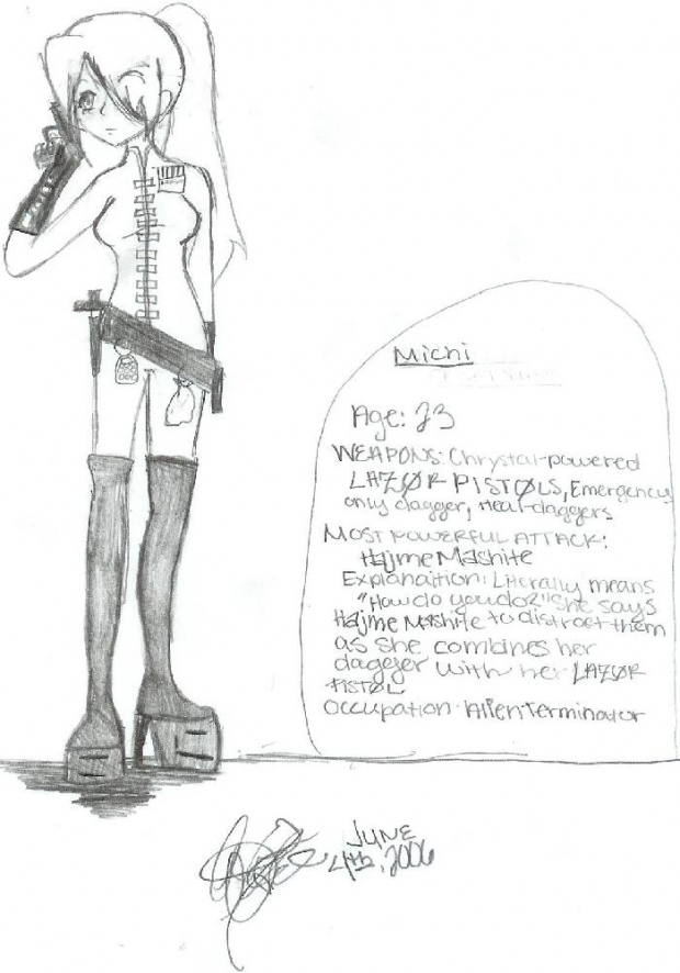 Michi The Alien Exterminator