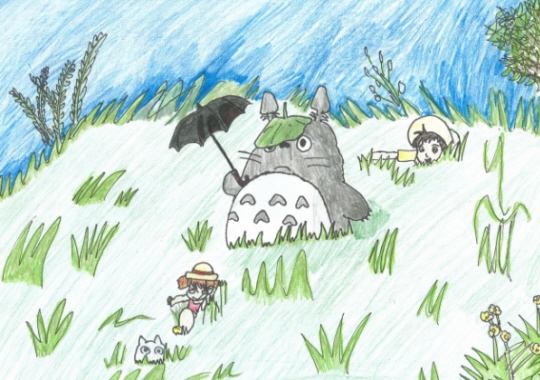Totoro In The Grass