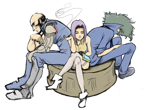 The Waiting Trio(colored)