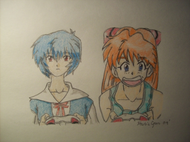 Rei and Asuka