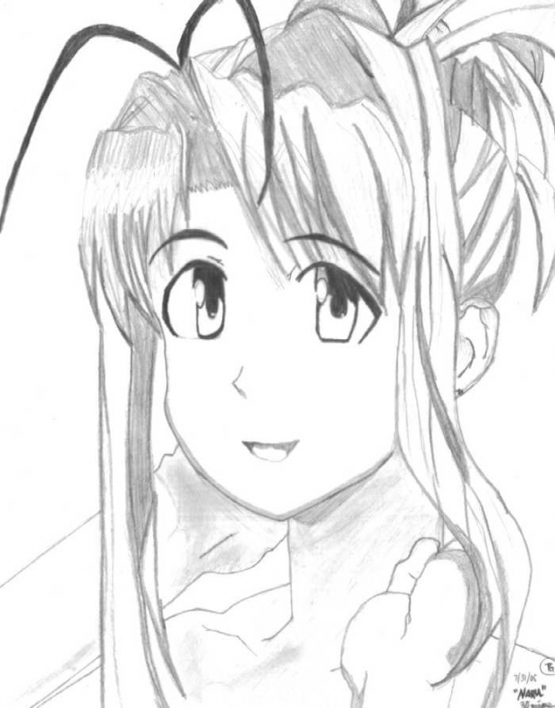 Naru With Hair Up
