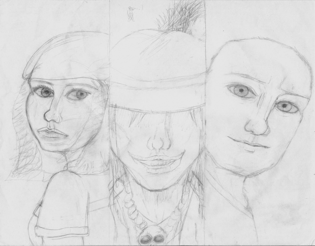 Gypsie, Tramps and Thieves messy sketch