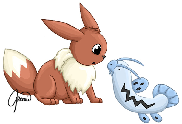 Eevee And Barboach