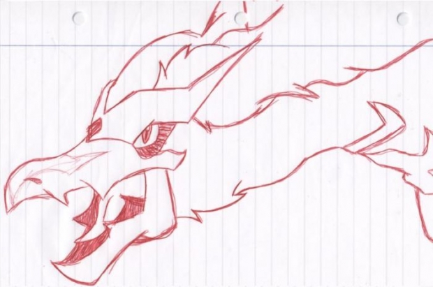 Dranzer In Red Pen
