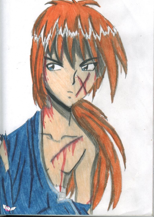 9 years old Kenshin Drawing