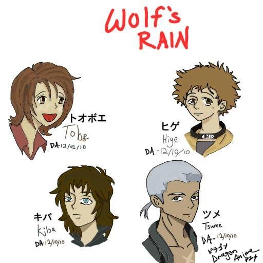 The Gang from Wolf's Rain