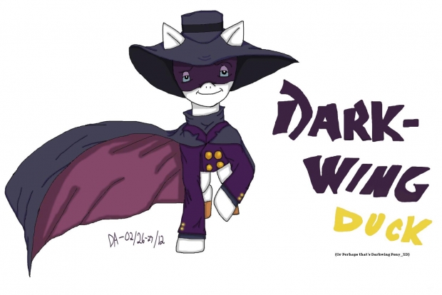 My Little Pony DarkWing Duck (or Pony x3)