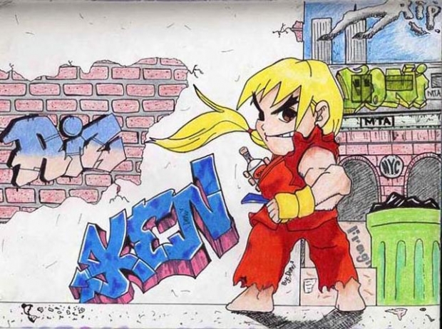 Pocket Fighter Ken In NYC