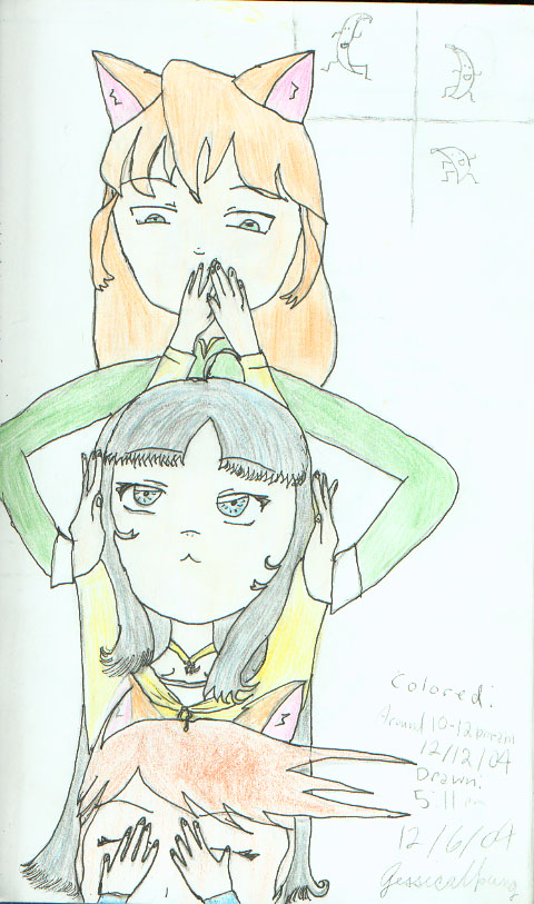 Kitsune, Juki, And Riyo-inked