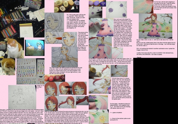 Copic marker tutorial