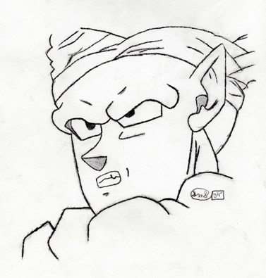 Piccolo Isnt Happy Is He