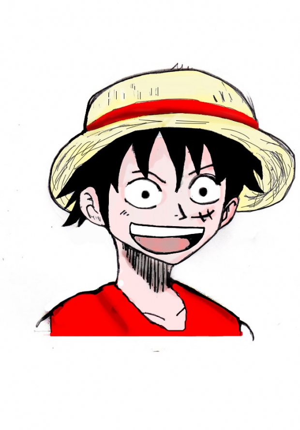Luffy Colored