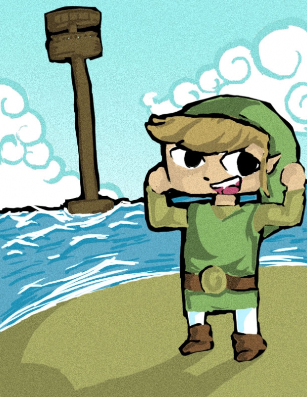 Link on the Beach