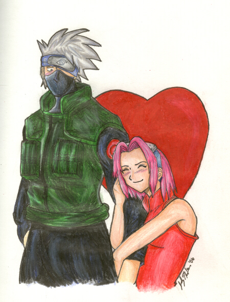 Kakashi X Sakura - Colour