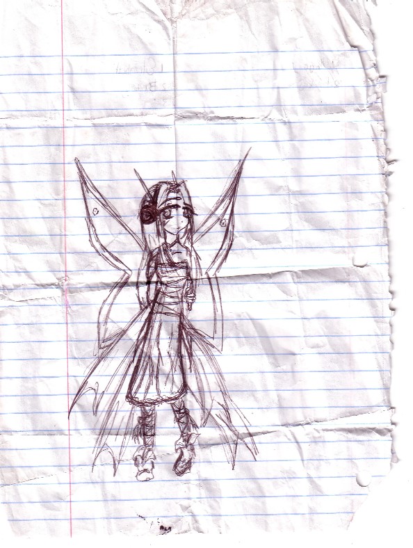 Fairy Looking Sketch