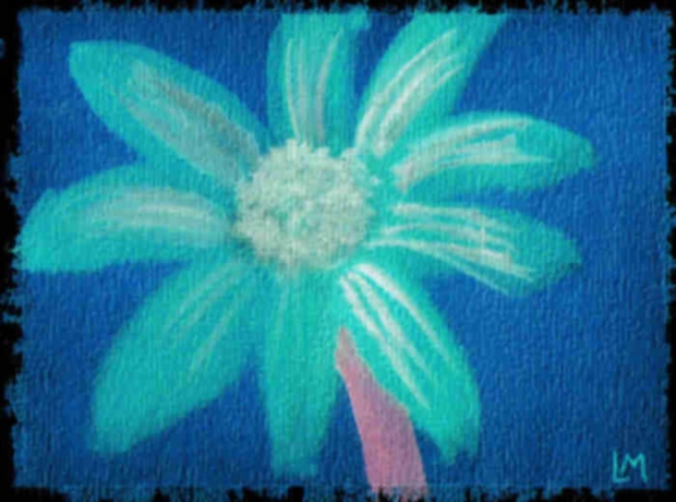 Inverted Watercolour Flower