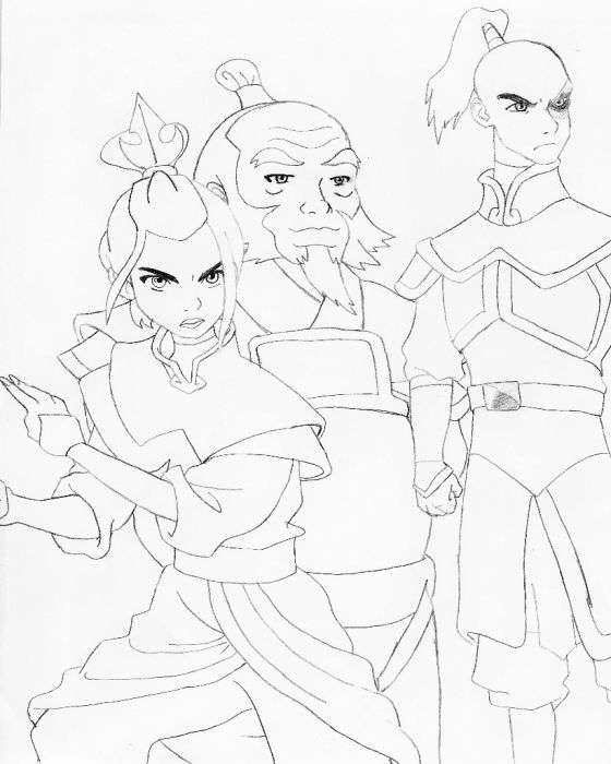 Azula, Iroh, And Zuko