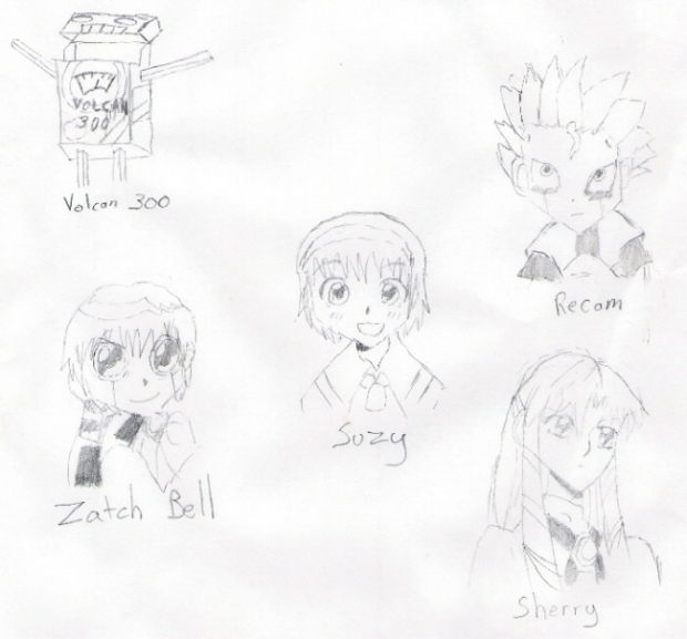 Zatch Bell Characters 1