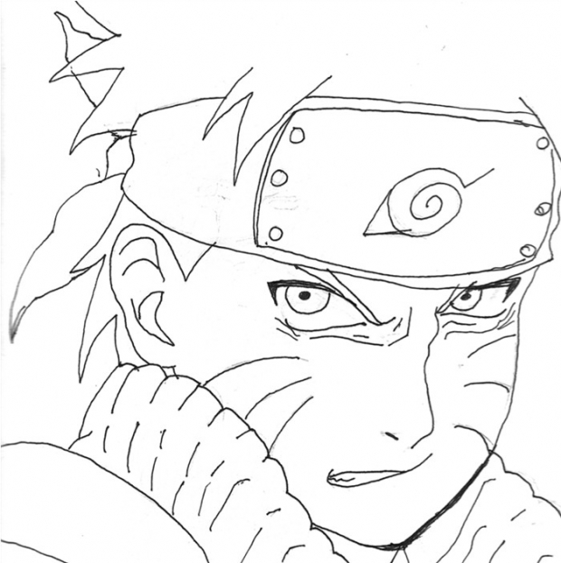 Naruto Line Art