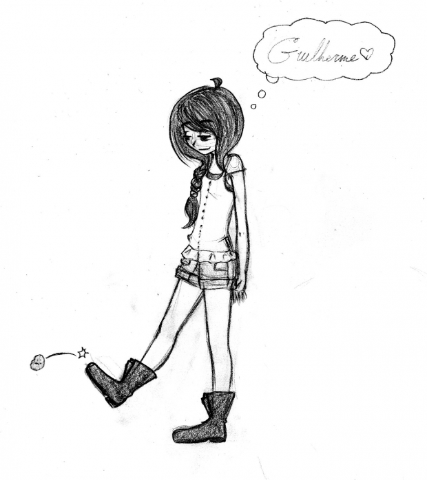 Kicking rocks, daydreaming about you