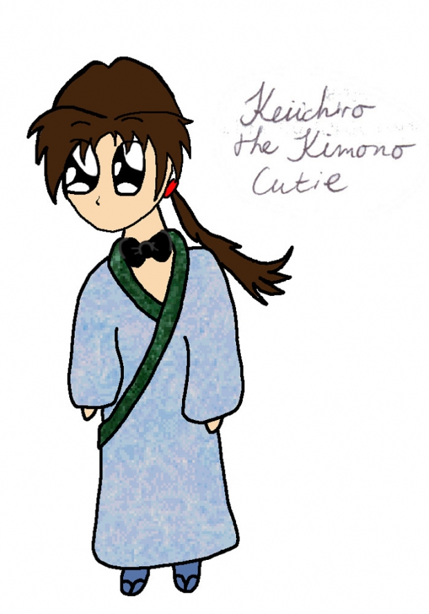Keiichiro In A Kimono!