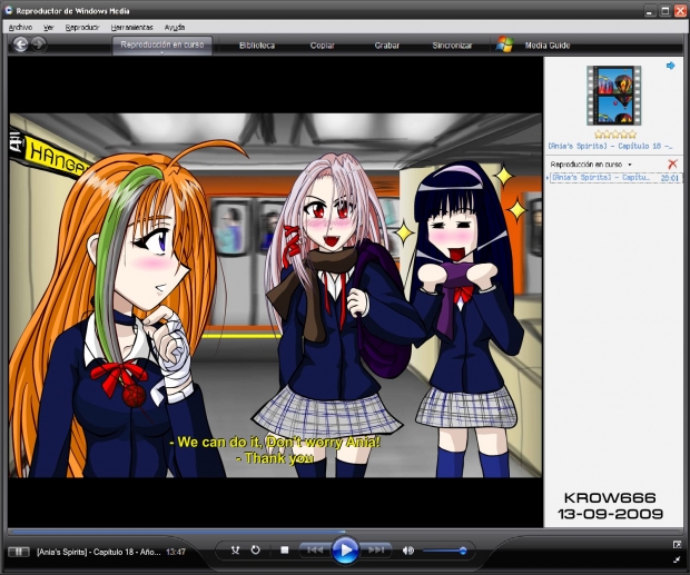 Screenshot anime