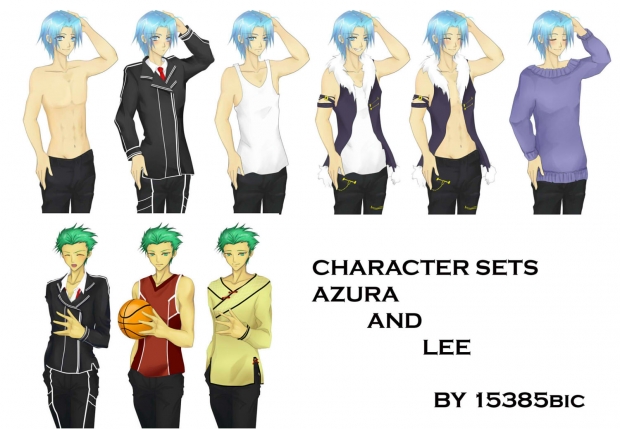 character sets Azura and Lee