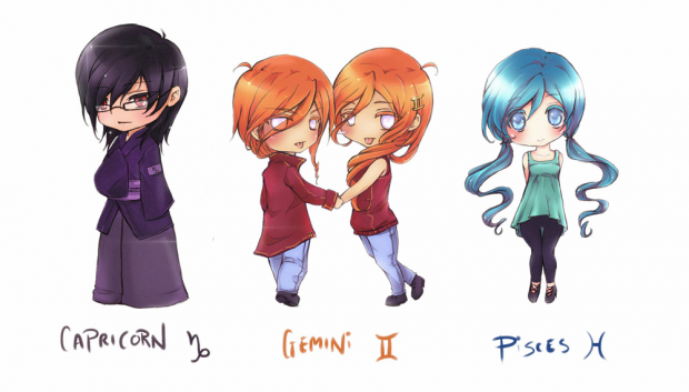 chibi starsigns