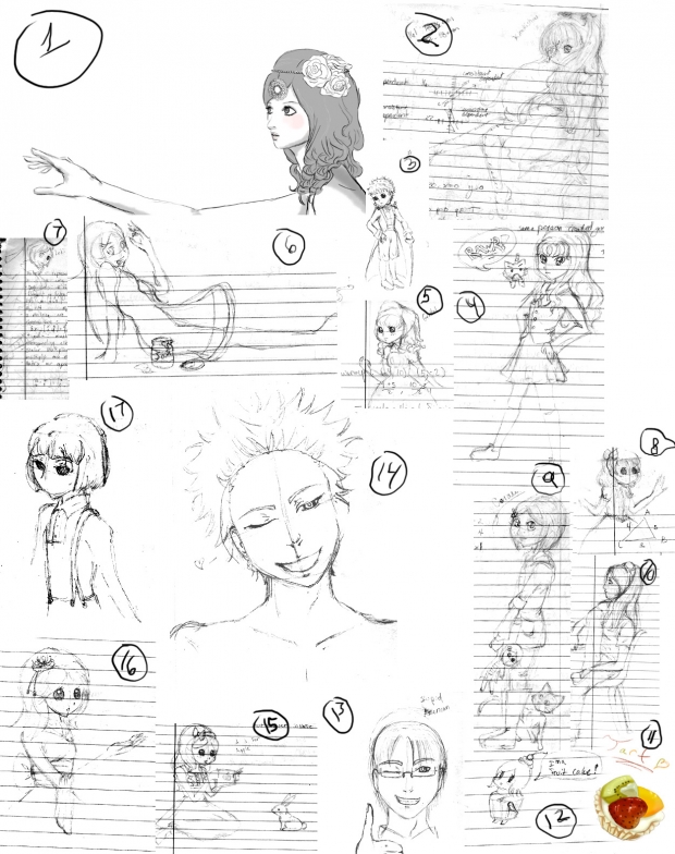 School Year Sketches