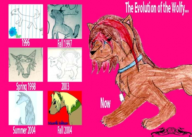 Evolution Of The Wolfy_600th Image