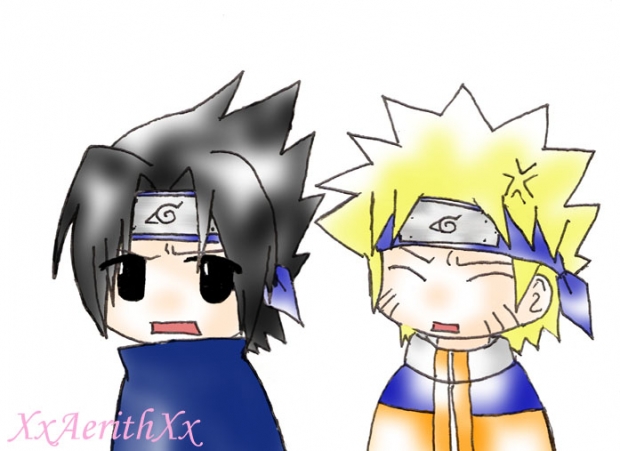 Random Chibi Sasuke And Naruto