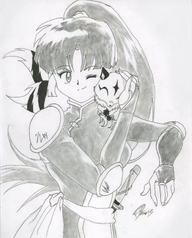 Sango and Kirara