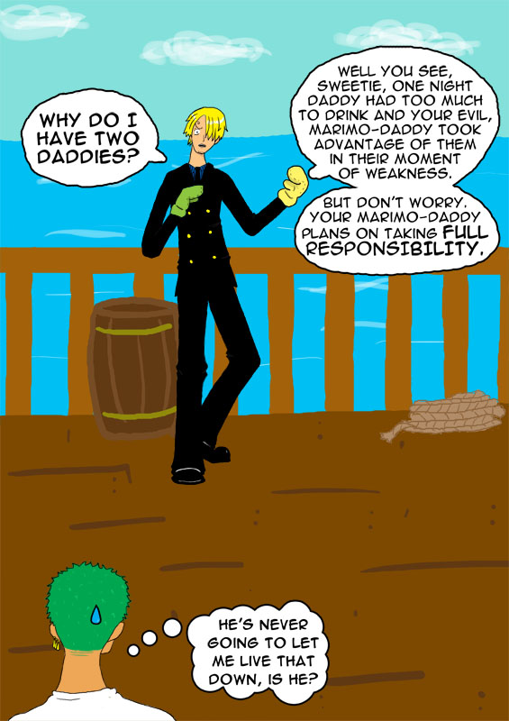 Sanji Plays With Puppets