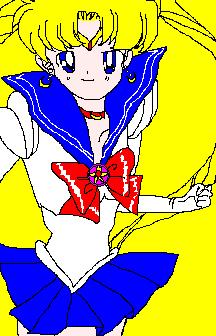 Sailor Moon Running Pose