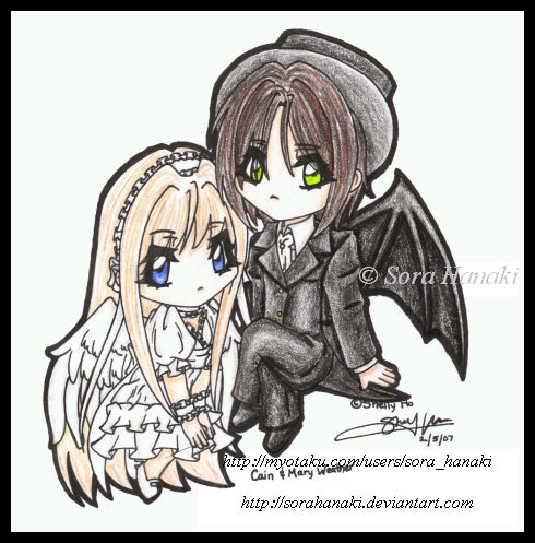A Little Angel And Devil
