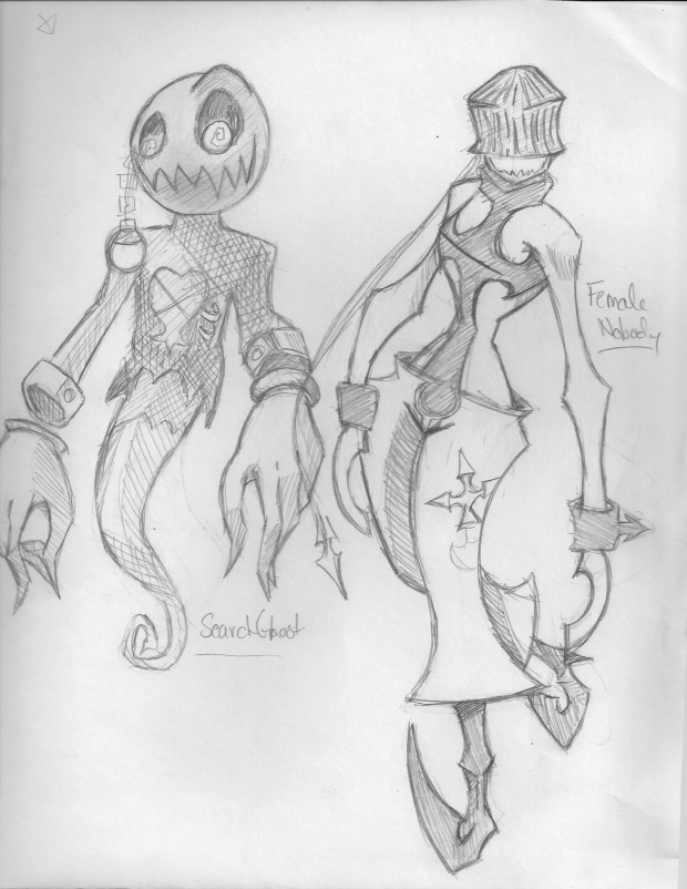 Heartless/Nobody Sketch