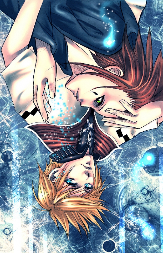 roxas and axel flying