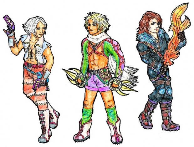 Final Fantasy Boys (ffx-2 Style)