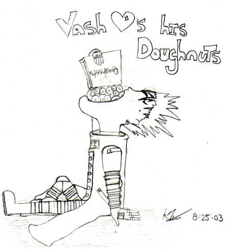 Vash Loves Doughnuts