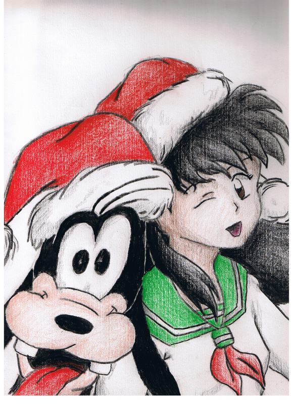 Merry Christmas Goofy & Kagome