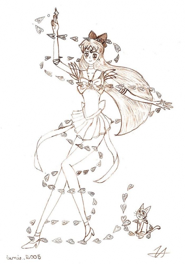 Sailor Venus With Artemis