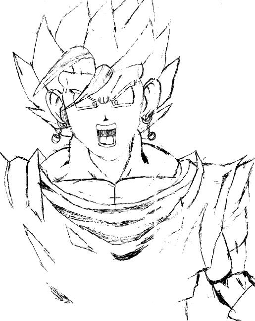 Vegetto Powering Up