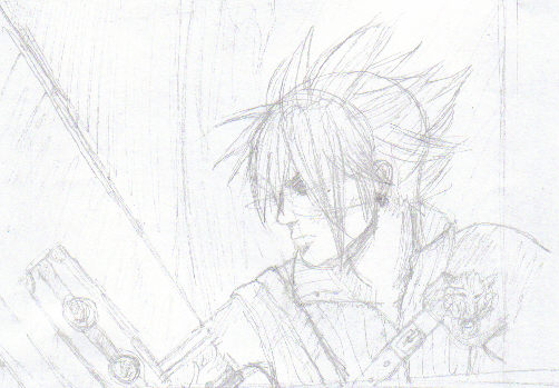Cloud In Battle Sketch