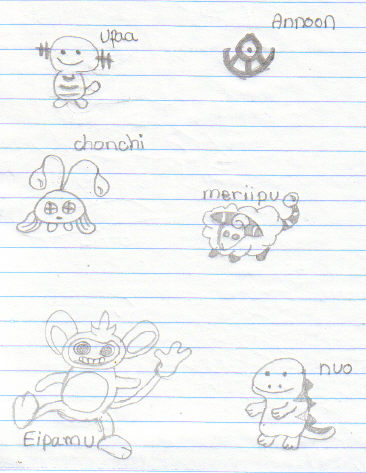 Extremely Old Poke'mon Drawings
