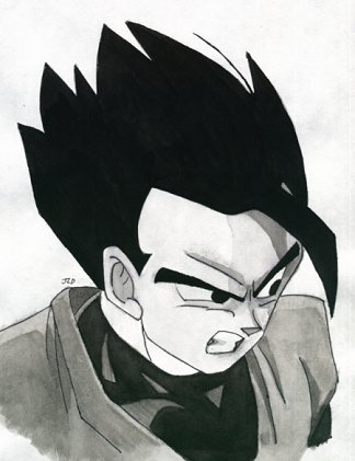 Snarling Gohan