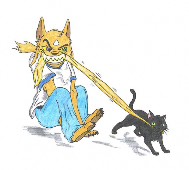 Rabidchild With Her Kitty