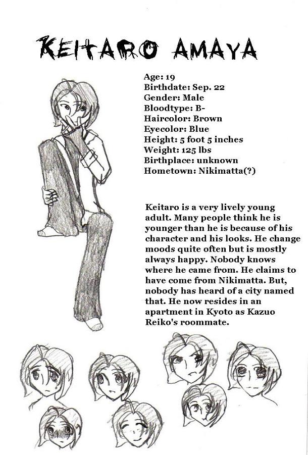 My Oc Keitaro Amaya