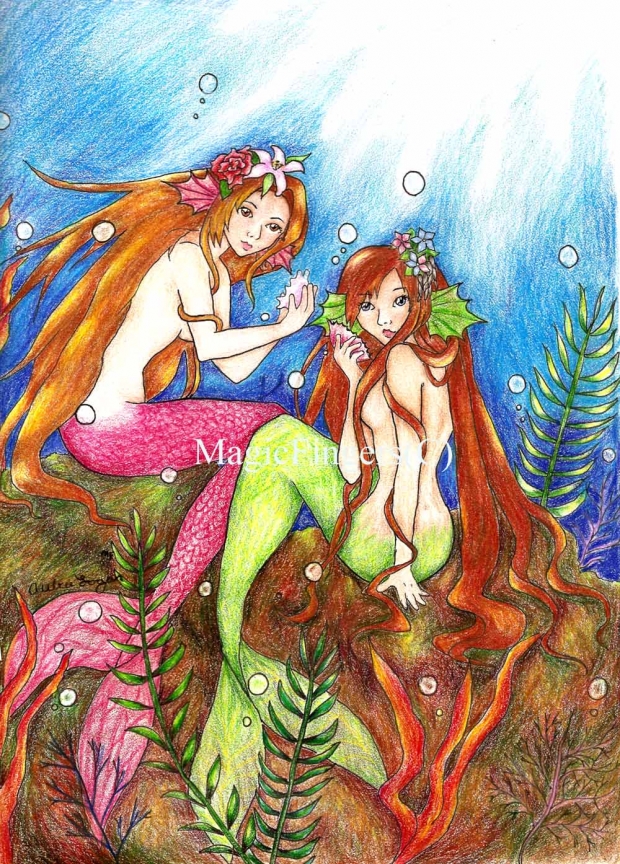 Sister mermaids