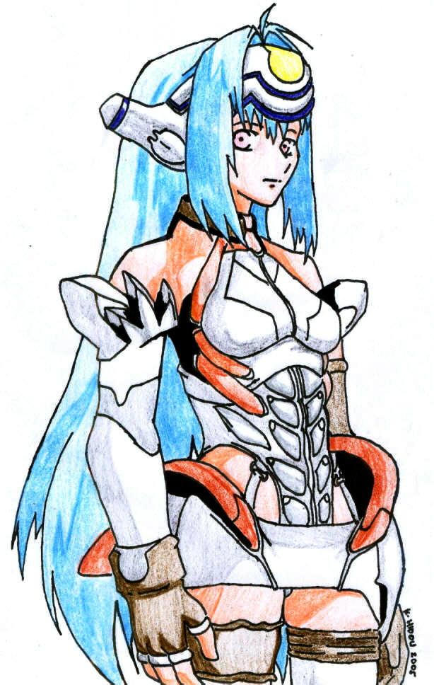 Xenosaga Kos-mos Colored Art